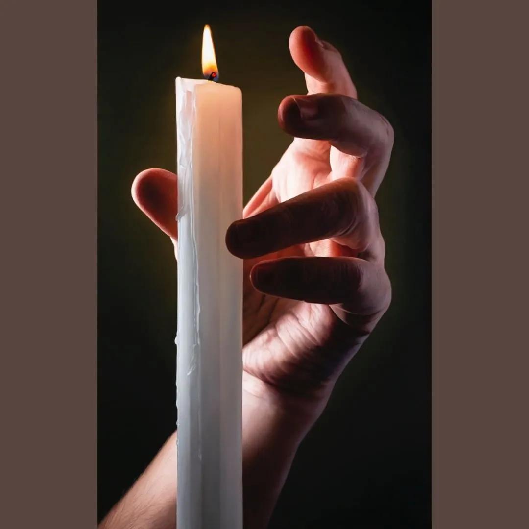 冷军超写实绘画图片,不输冷军的超写实画作