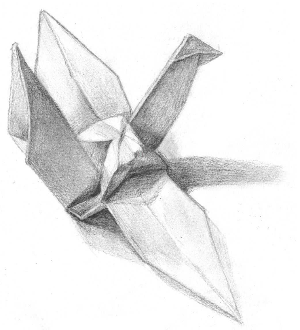 纸鹤的画法大全,简单易学的纸鹤教程