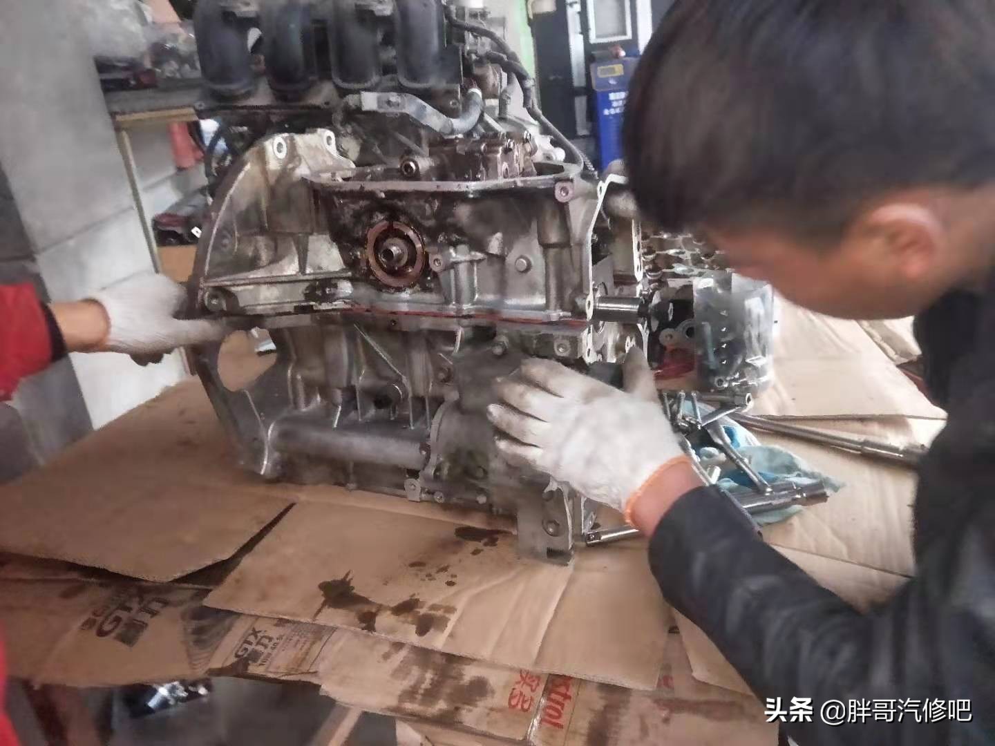 天籁2.0发动机大修,天籁2.3大修完发动机报正时故障