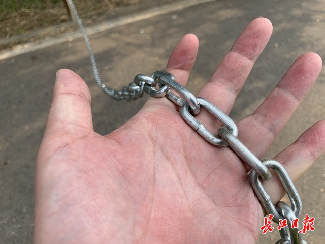 后官湖绿道莫名出现“绊马索”,女孩夜间骑行下巴几乎被摔成“洞穿”