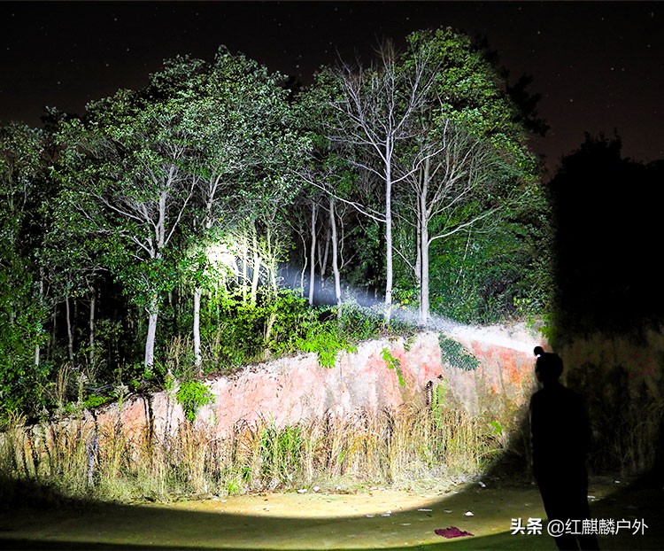 手电筒强光户外超亮头灯测评,锂电头灯户外强光手电