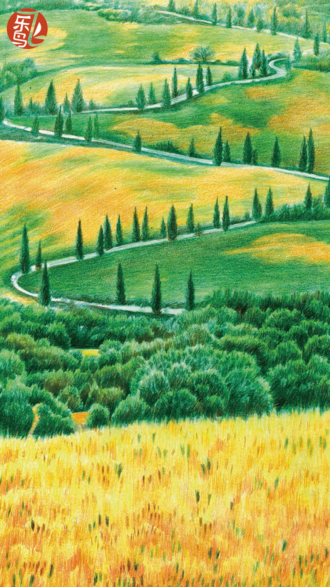 干净绿色系锁屏壁纸聊天背景,最近很火绿色的锁屏壁纸