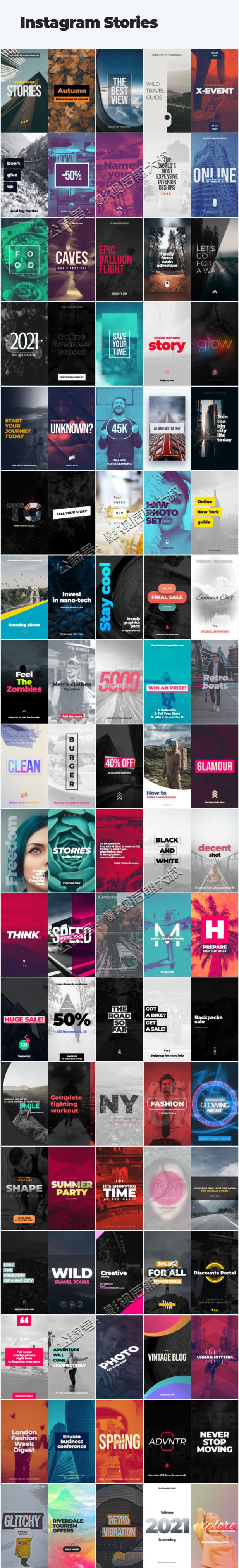 超级NB！6000种运动图形文字动画转场大合集，满足您的所有需求