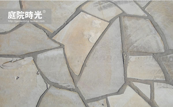 中式庭院古代老石板铺装,庭院铺装样式区域颜色搭配