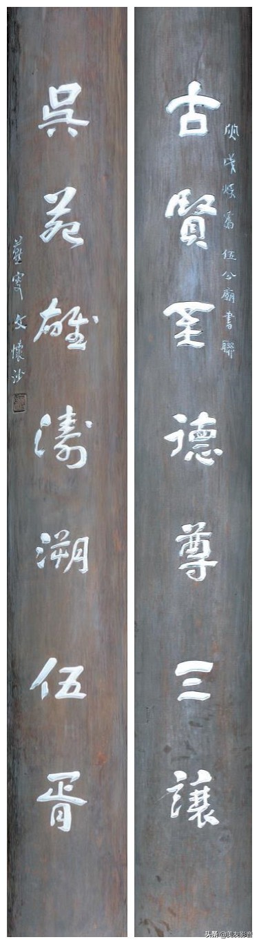 杭州景区楹联有哪些,杭州伍公庙对联