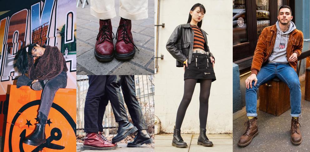 英伦风经典马丁靴,马丁靴的时尚再回归