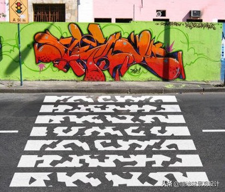 人行道创意,有创意的斑马线
