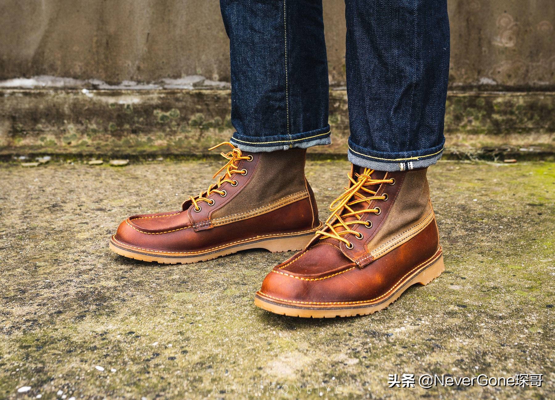 红翼redwing经典875工装靴,redwing工装靴1970
