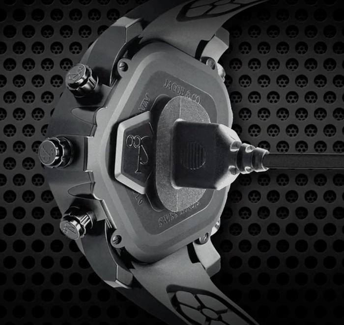 腕表融汇精湛制表技艺,杰克宝玫瑰金黑水晶腕表