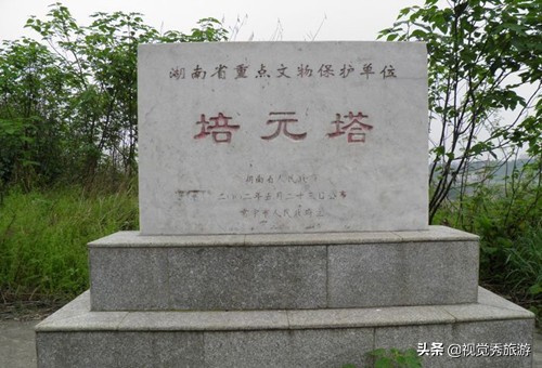 隽秀潇洒的湘南风格的砖塔,湖南省常宁培元塔