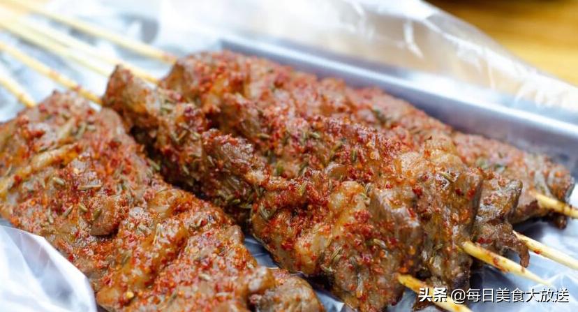 长沙最好卖的牛肉串,长沙河西牛肉串人气排名第一