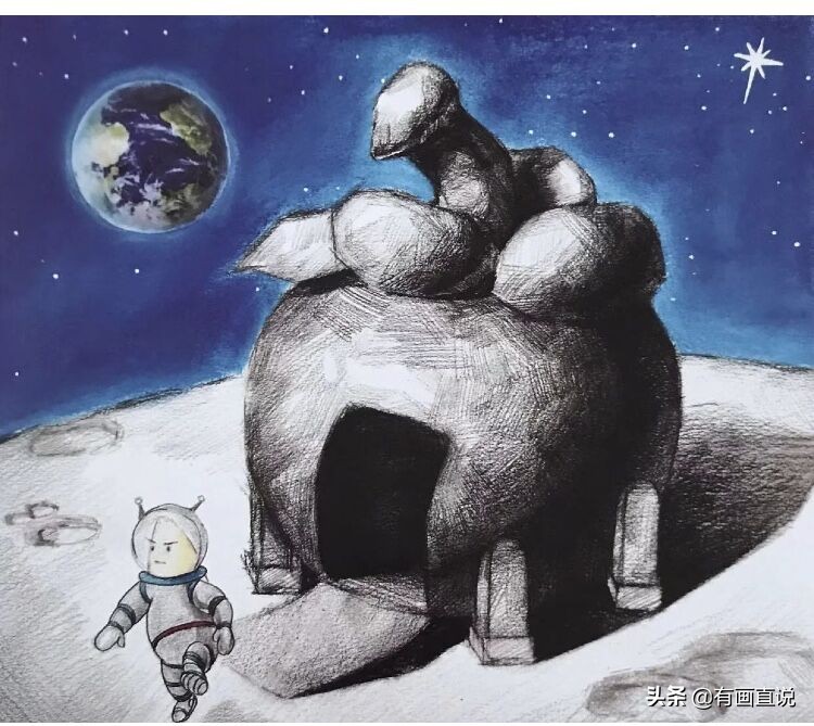 儿童绘画创意素描课堂教学,儿童基础素描创意素描画