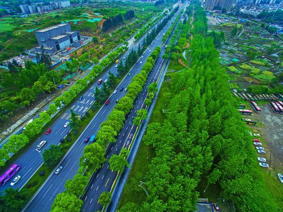 成都绿道被隔开,成都被3条路包围的楼盘