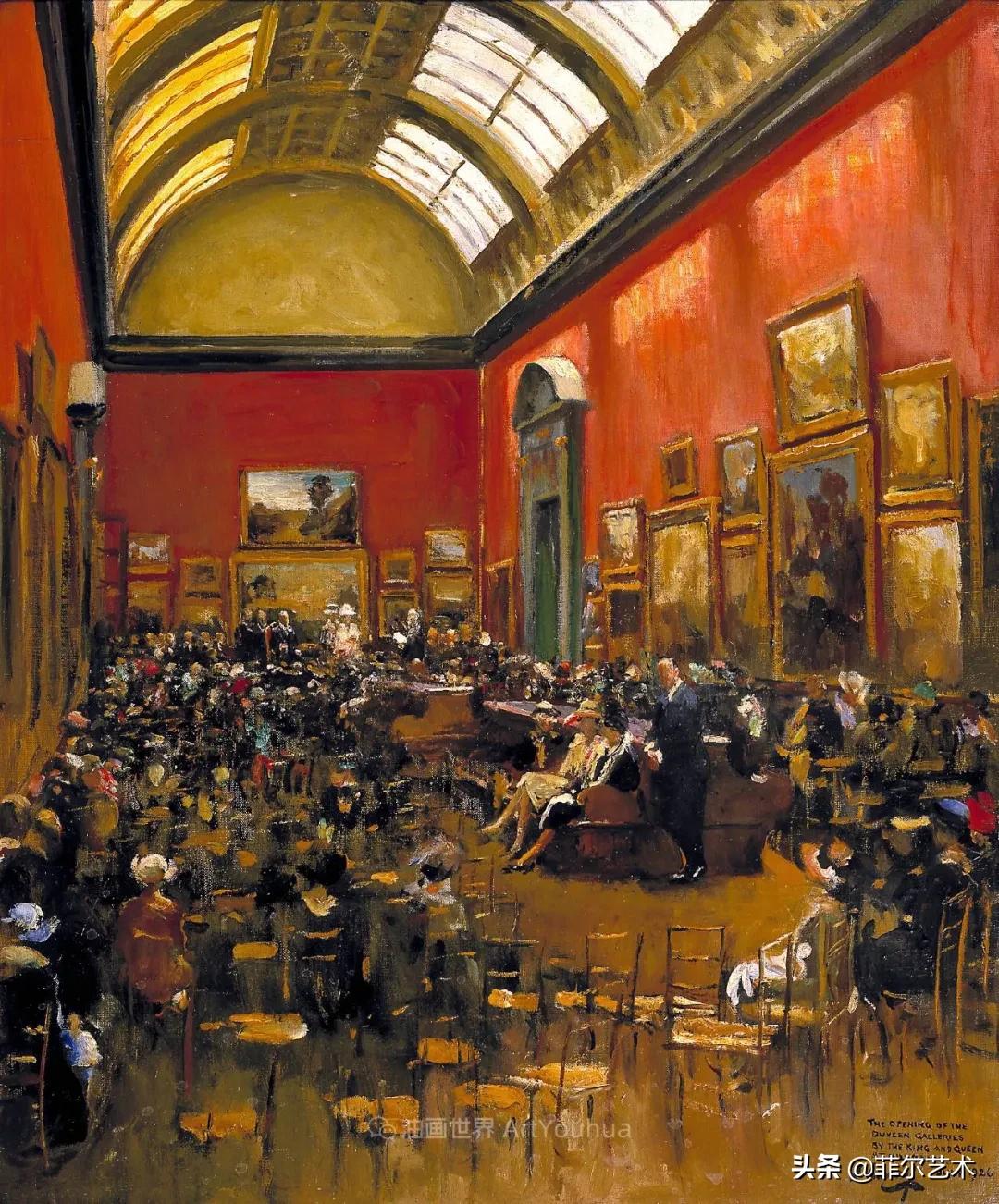 爱尔兰画家的风景油画欣赏,胡安米罗油画作品欣赏