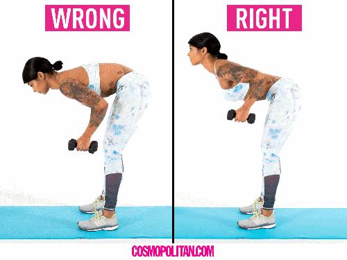 9个哑铃动作手臂腰部臀部腹部,哑铃瘦手臂和背部肩膀最有效动作