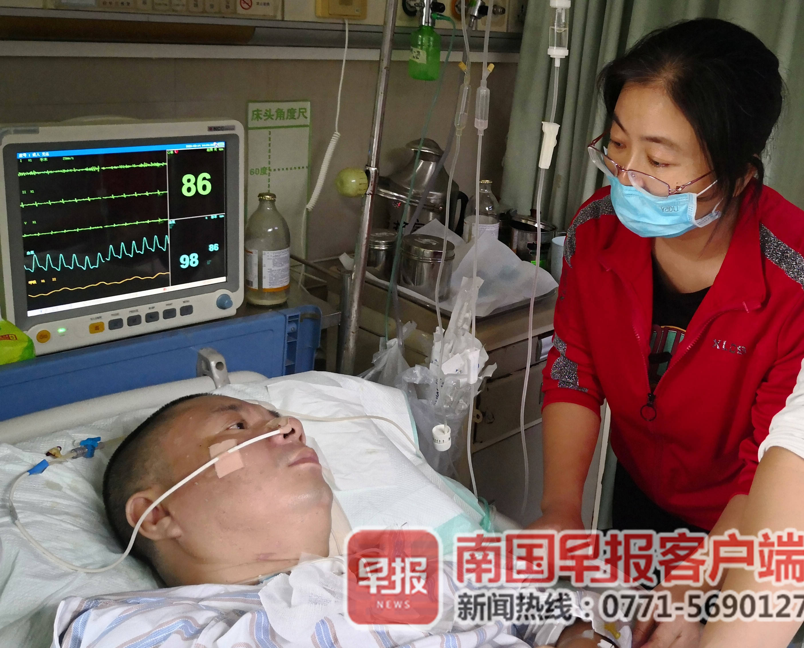 桂林全州县宣传干部王滋创抱病工作，累到昏迷