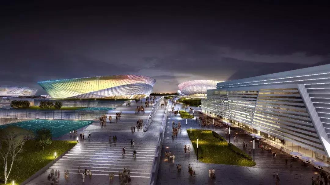 临沂新建体育中心,临沂奥体中心规划效果图
