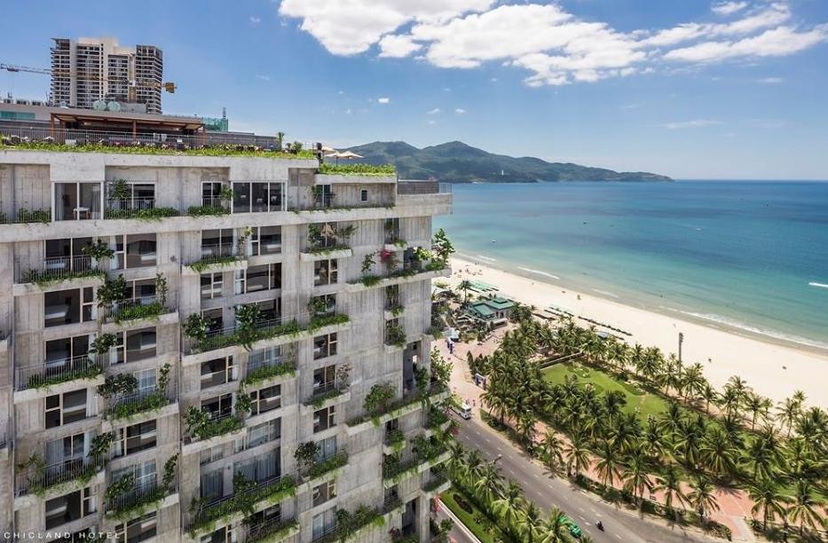 越南岘港海边三个字的酒店,越南旅游旅宿单人间