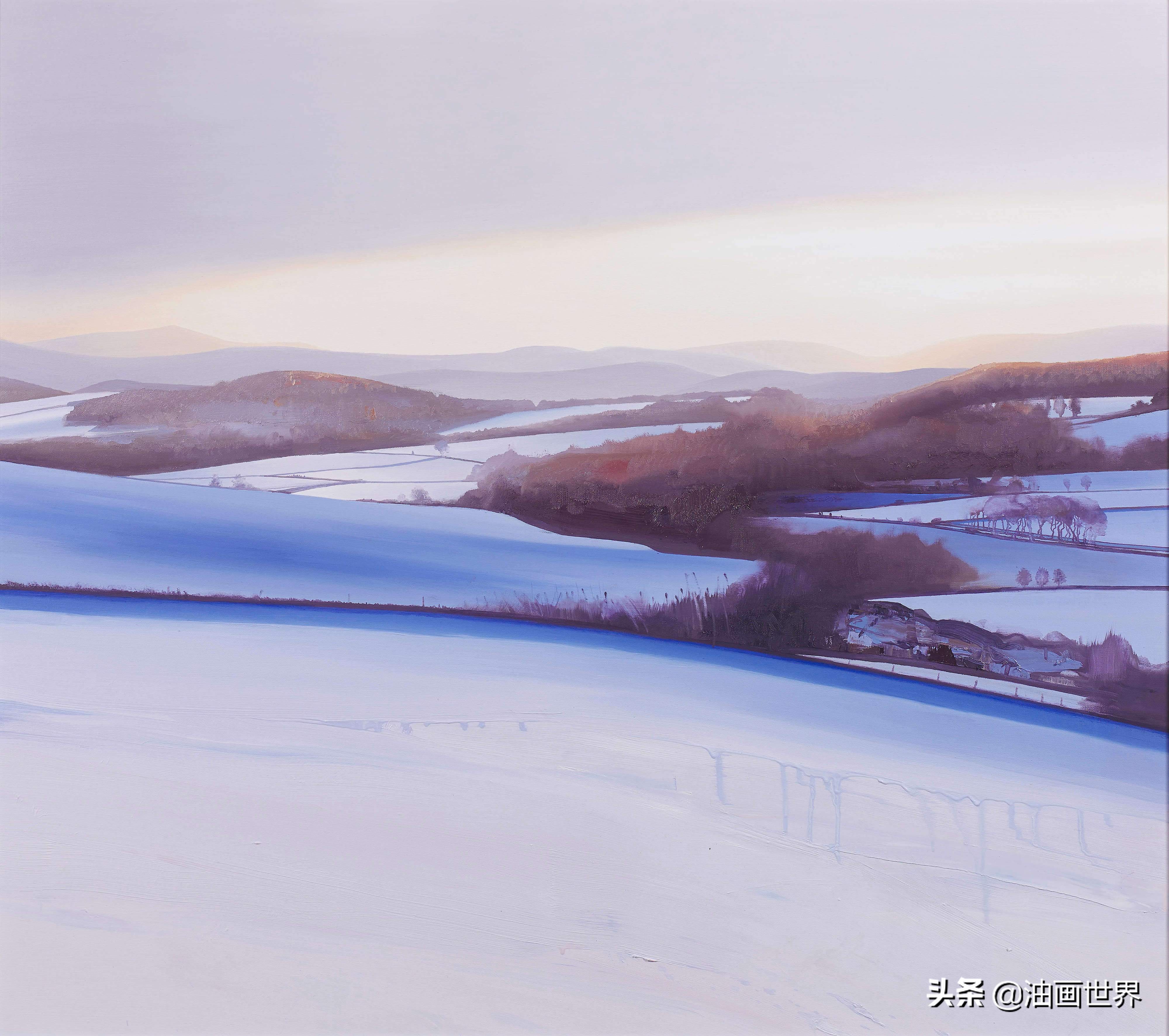 美国画家大峡谷古典风景油画,美国油画家埃里克瓦列斯的风景画