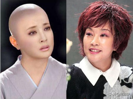 女明星光头的照片,女星光头形象盘点