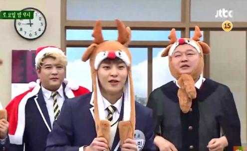 金珉锡边伯贤古装,金珉锡鲷鱼帽子