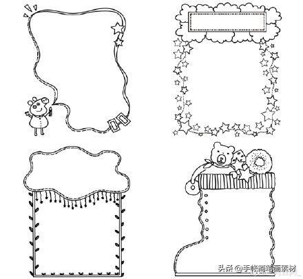 花边框简单素材,视频边框素材简单高级感