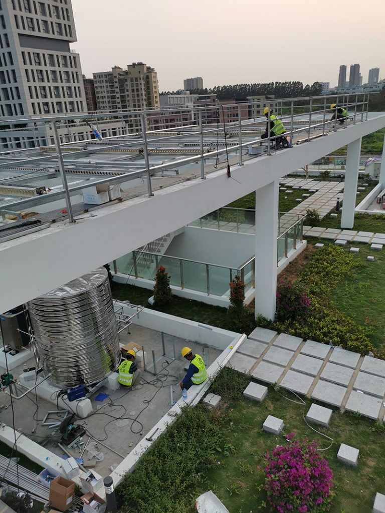 空气能与太阳能合用安装示意图,空气能太阳能一体机安装教学