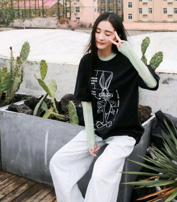 夏季防晒衣杨幂同款,杨幂泫雅同款打底衫