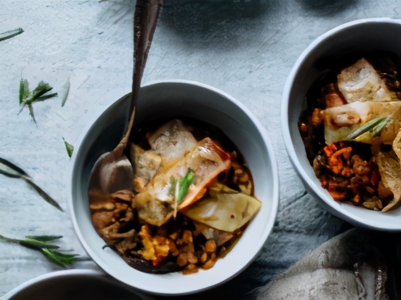 扁豆香菇骨头做法,扁豆香菇焖面做法