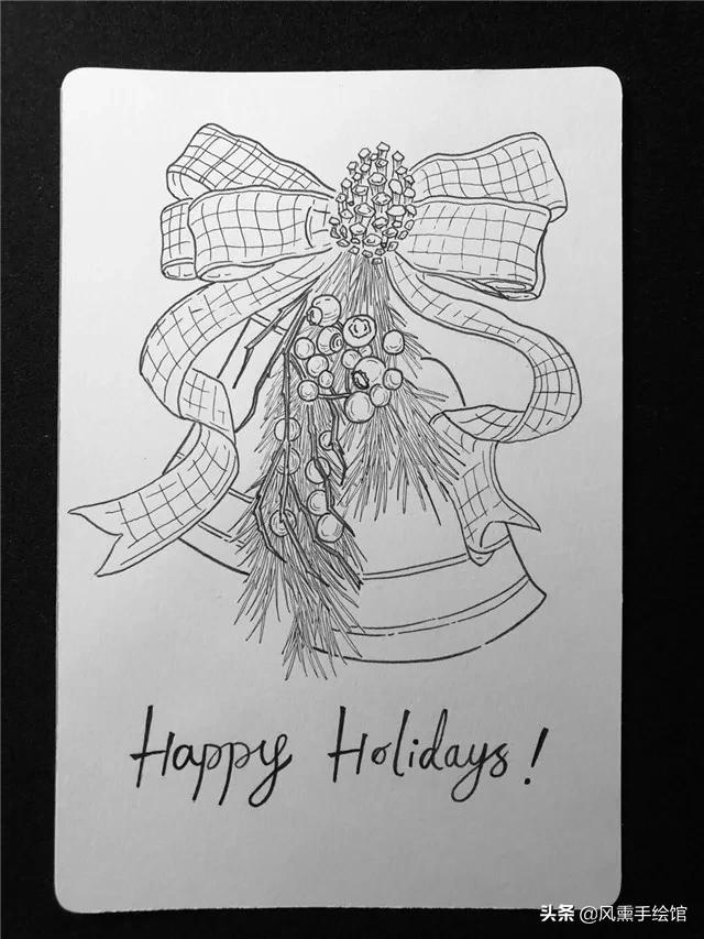 圣诞贺卡手工创意,圣诞节贺卡美术作品
