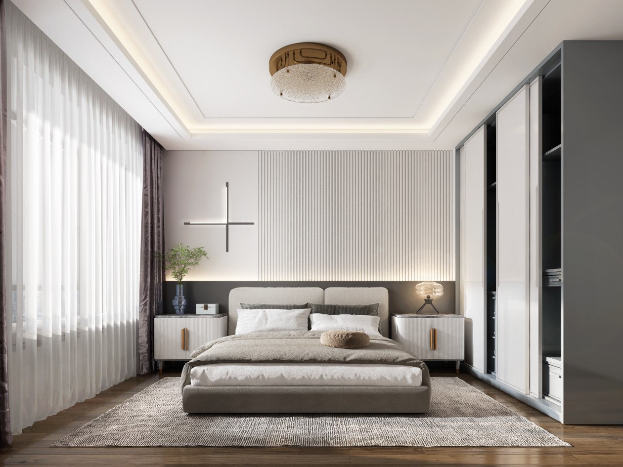 济南万科翡翠公园132平装修效果图,济南金科东方博翠170装修效果图