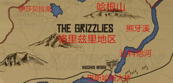《荒野大镖客2》最完整各个城镇与山川沼泽的地图位置详解