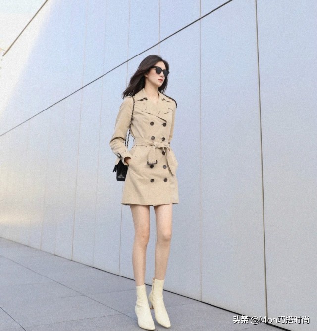 小个子穿搭150显高风衣秋,小个子中长款风衣如何穿搭好看