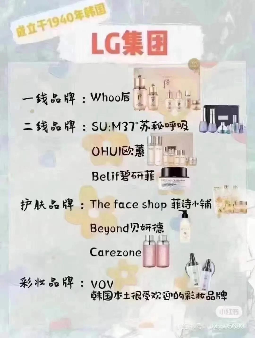 护肤界四大巨头,护肤彩妆品牌认知大全