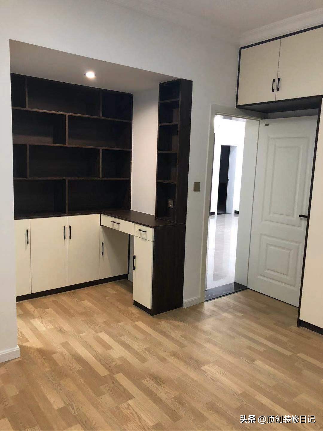 128平现代轻奢实景,128平轻奢风格效果图