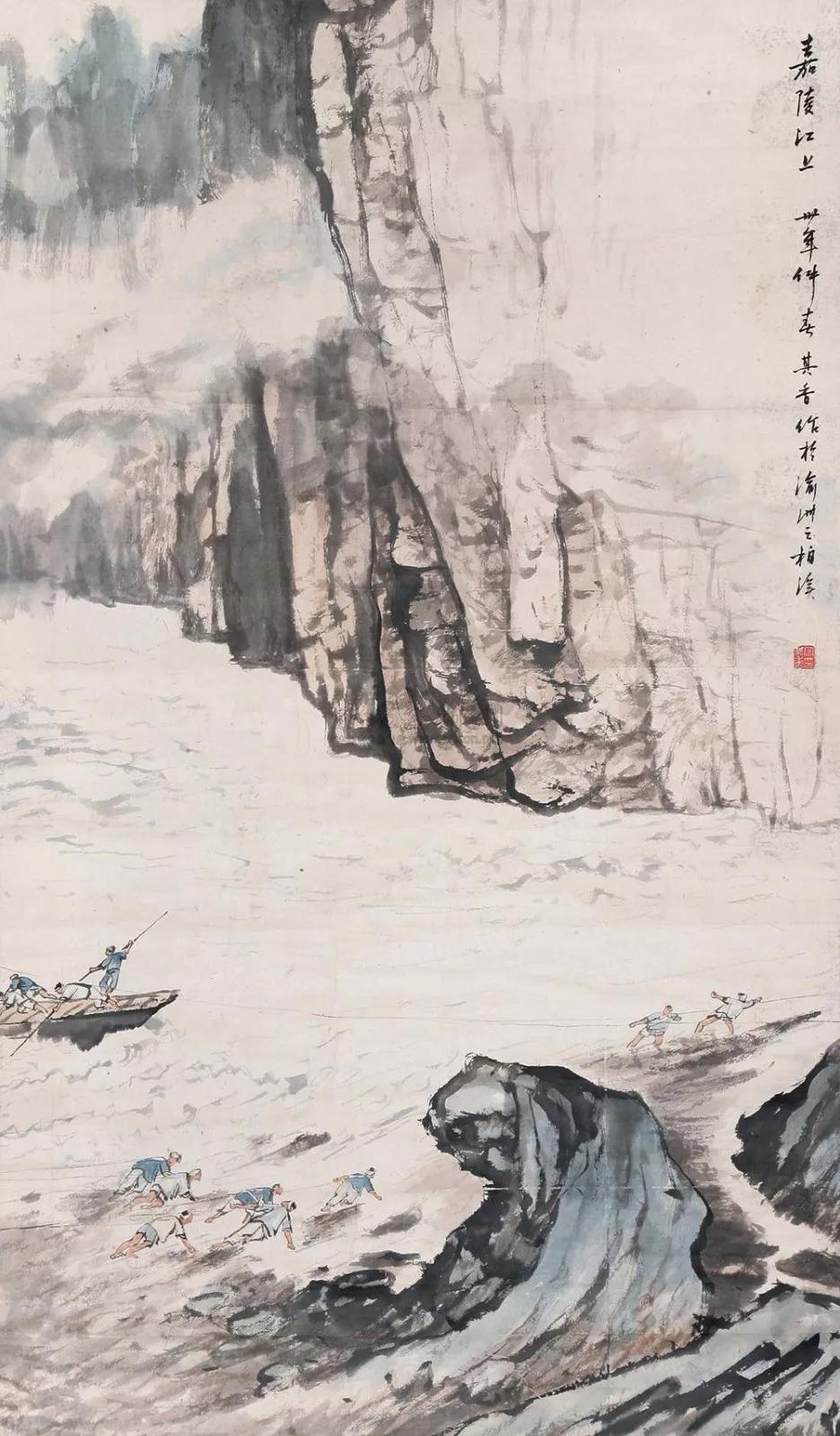 水墨画夜景欣赏,画夜景最好的中国画