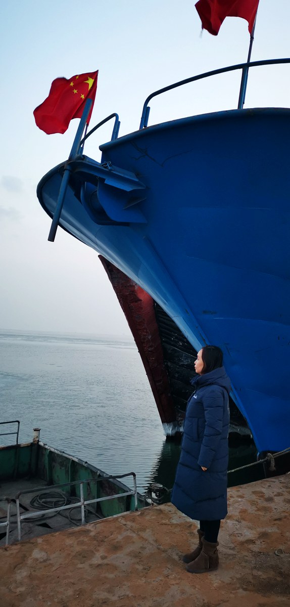 摄影：静静的渤海湾（捞鱼尖村渔船码头）