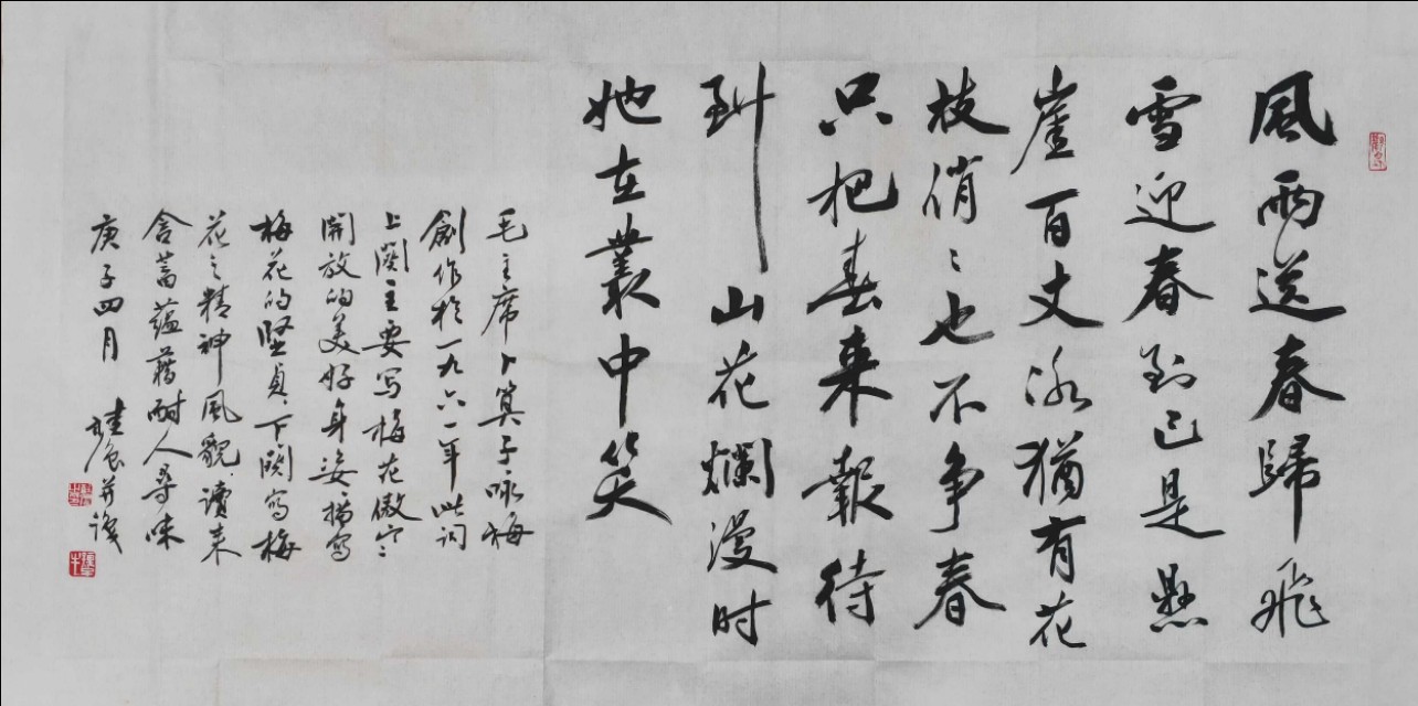 李桂强先生行草书毛*东泽**诗词10首