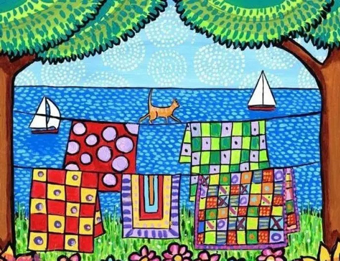 儿童创意水粉画作品,6-12岁幼儿创意水粉教程入门