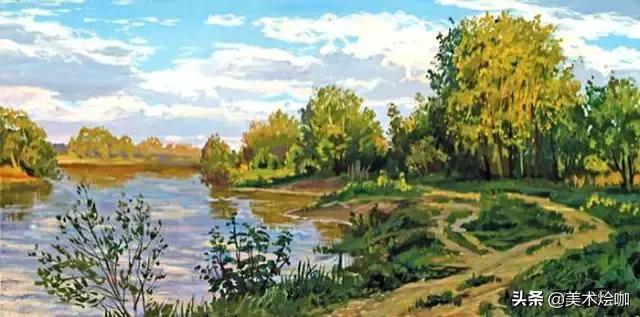 世界十大风景油画俄罗斯,俄罗斯油画大师笔下的雪景画作品