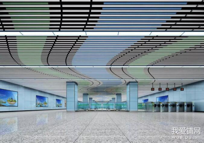 合肥地铁2号线和3号线线路换乘站,合肥地铁3号线繁华大道9个出入口