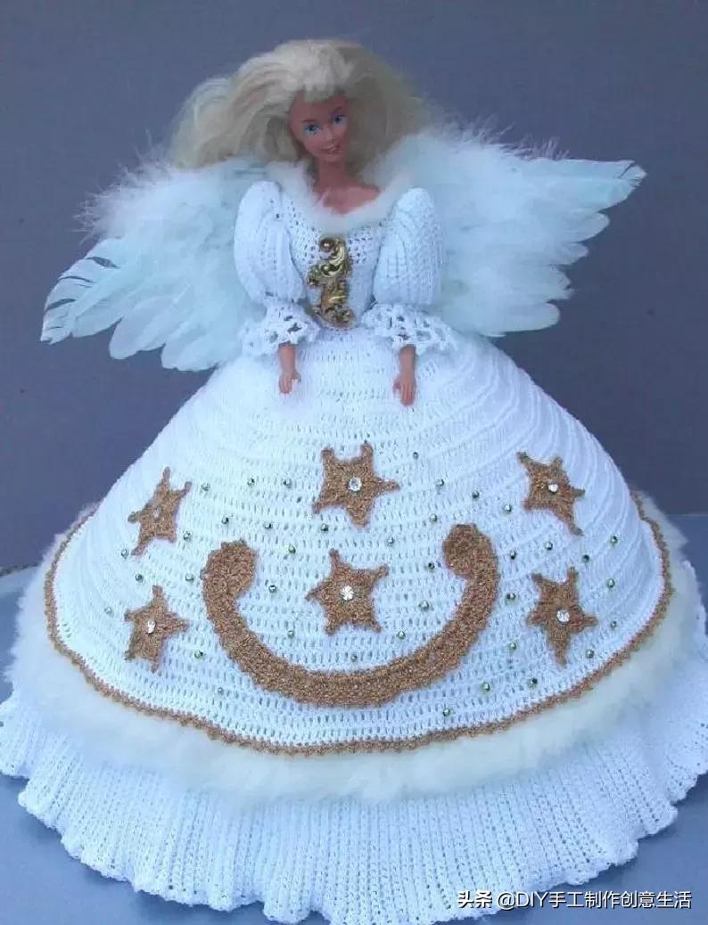 娃娃的衣服怎么钩简单,钩最简单的娃娃衣服教程