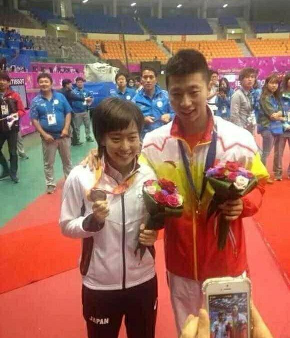 日本一姐石川佳纯竟是王楠,石川佳纯马龙头号迷妹