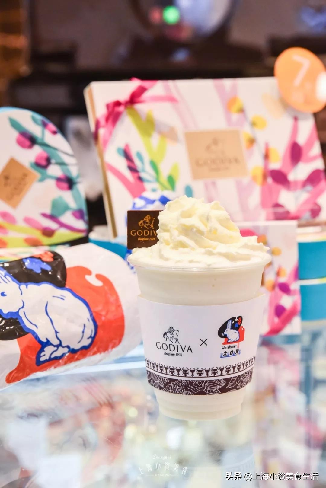 大白兔联名godiva,godiva夏日冰品