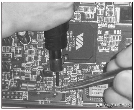 贴片元器件焊接方法视频,焊接贴片元器件的热风枪
