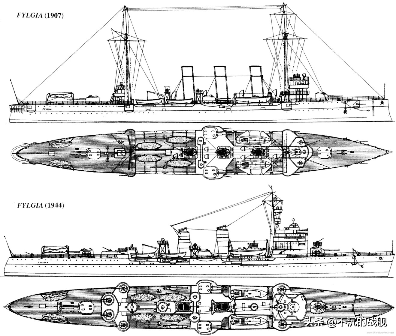 波罗的海的白天鹅：瑞典海军菲尔基亚号装甲巡洋舰（1905-1953）