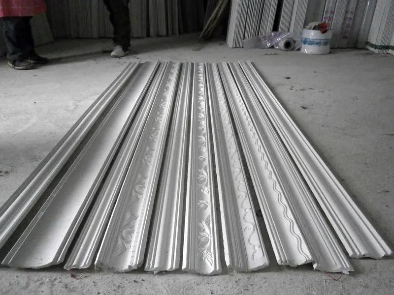 天花板石膏线条安装,墙面用石膏线条设计