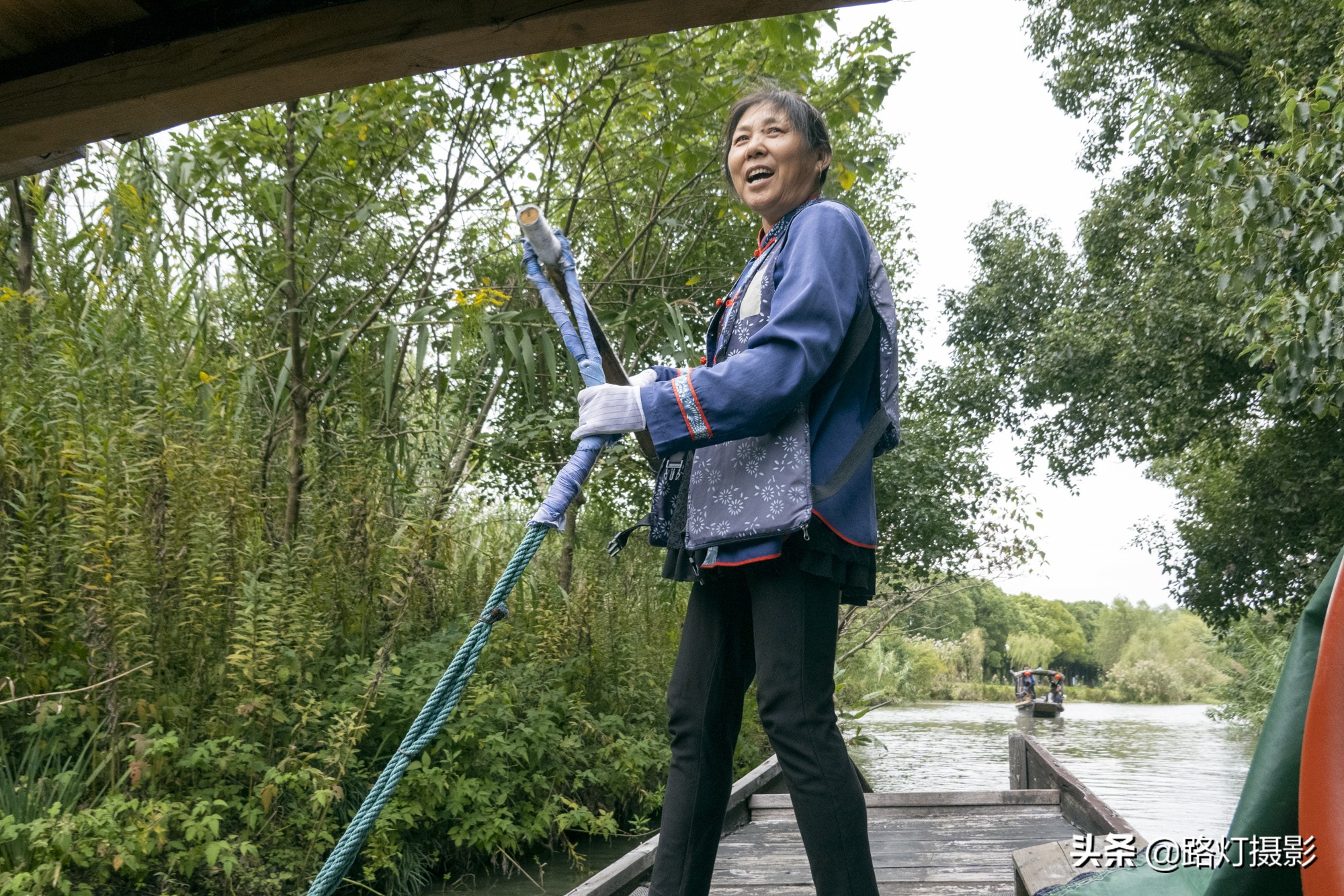 沙家浜江南美景,常熟芦苇荡螃蟹