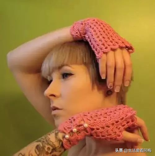 0-6个月的手套编织教程,冬季保暖简约手套编织视频教程