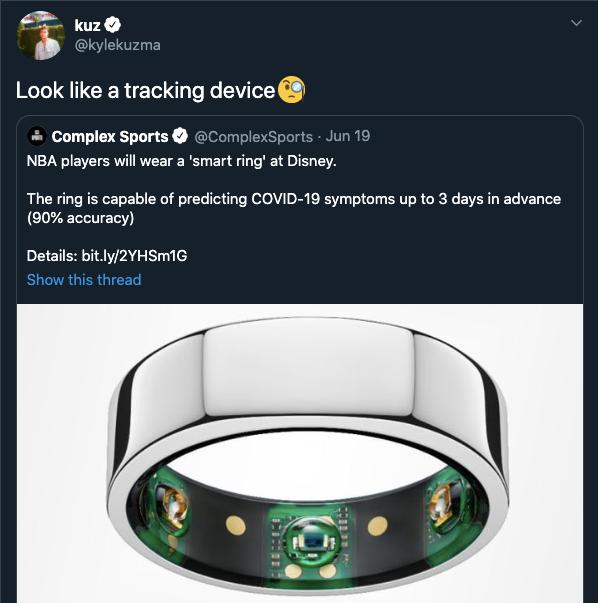 nba预防新冠技术,nba预测新冠症状